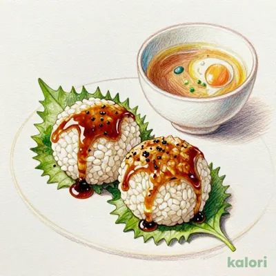 Miso Grilled Rice Ball Set