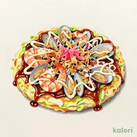 Seafood Okonomiyaki