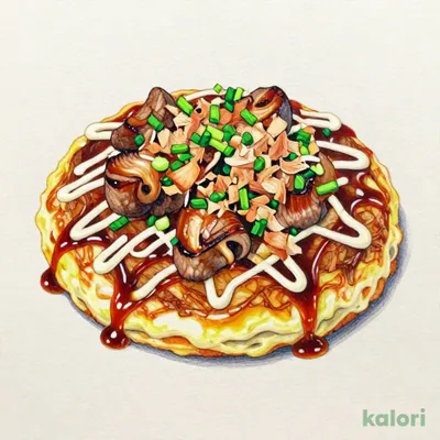 Fukuoka-Style Offal and Garlic Chive Okonomiyaki