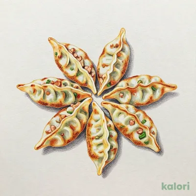 Iron Plate Gyoza (Pan-Fried Dumplings)