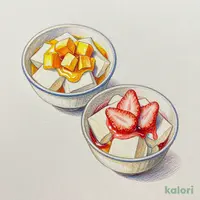 マンゴー・イチゴ杏仁