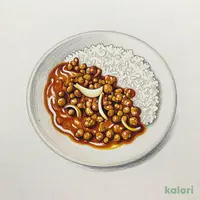 ガーリックキーマカレー