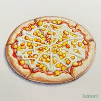 マヨコーンピザ
