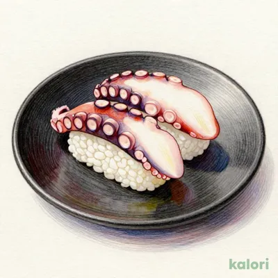 Raw Octopus Sushi (2 pcs)
