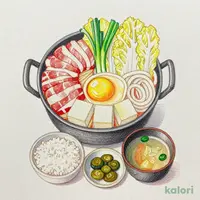 Pork Sukiyaki Hot Pot Set