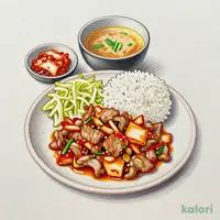豚キムチ定食
