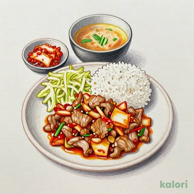 Pork Kimchi Set Meal