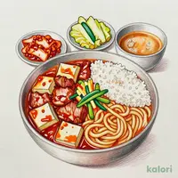 豚チゲ鍋膳