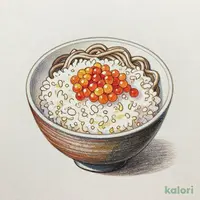 いくらねぎとろ丼定食（そばまたはうどん付）