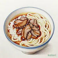 すき焼き屋の牛丼＆うどんorそば そばまたはうどん大盛