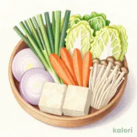 鍋野菜盛り合わせ
