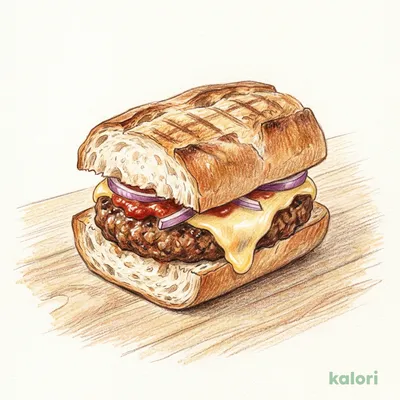 ホットサンド　大豆のミート