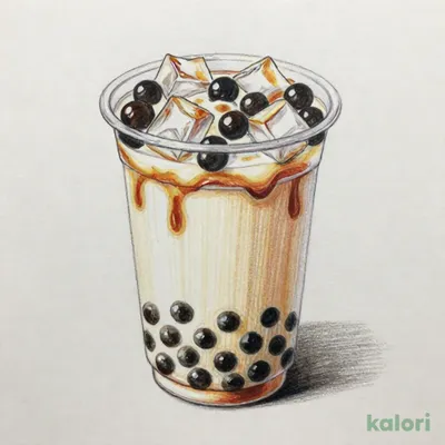 タピオカ 黒糖ミルク