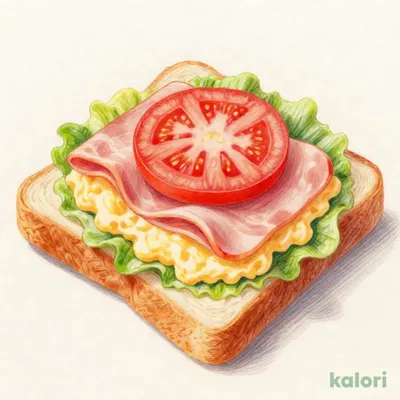 モーニング・セットA　ハムタマゴサラダ