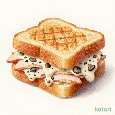 ホットモーニング スモークチキン～きのこクリーム～