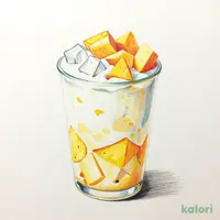 Mango and Pineapple Yogurt Drink