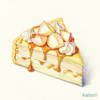 White Peach Mille Crepe