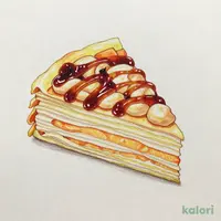みたらし香る　紅はるかミルクレープ