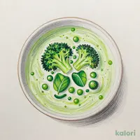 3種野菜のグリーンポタージュ(ブロッコリー・ほうれん草・グリーンピース)