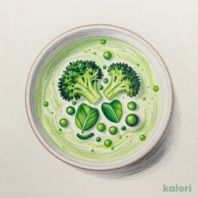 3種野菜のグリーンポタージュ（ブロッコリー・ほうれん草・グリーンピース）