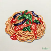 たっぷり茄子とほうれん草の完熟トマトソース