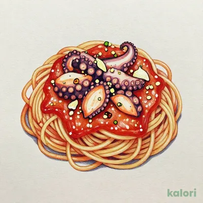 やわらかタコの旨辛アラビアータ