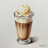 カフェオレフロート（バニラアイス）
