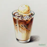 コーヒーフロート（バニラアイス）