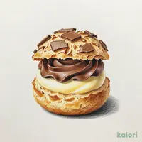 ショコラとカスタードのシュークリーム