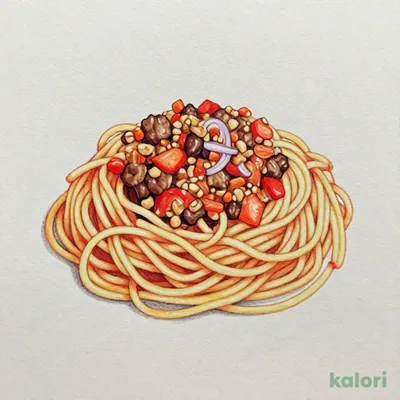 ミートソースパスタ