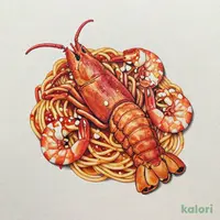 紅ずわい蟹とえびのオマールソース