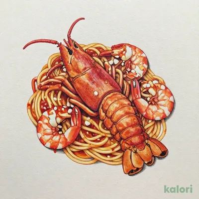 紅ずわい蟹とえびのオマールソース
