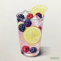 自家製レモネードソーダ (ミックスベリー)