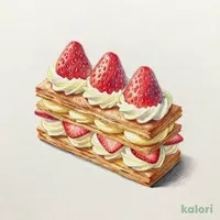 苺のミルフィーユ