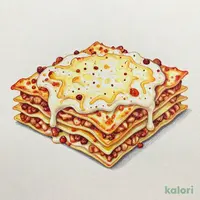 贅沢ミートソースのラザニア