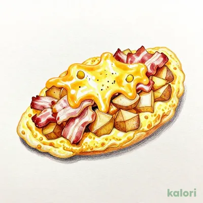 ★ポテト、ベーコンとチーズ