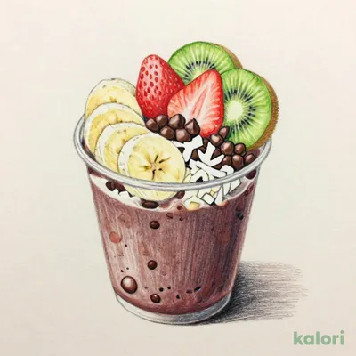 アサイーボウル ～フルーツ＆チョコ～