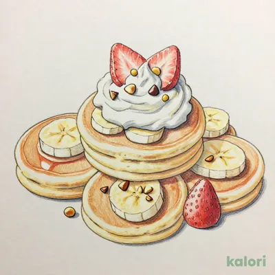 ストロベリー&バナナ、 ホイップクリームとマカダミアナッツ
