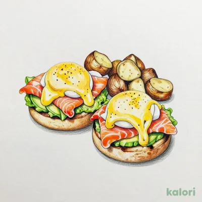 スモークサーモンとアボカド