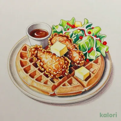 モチコチキン＆ワッフル