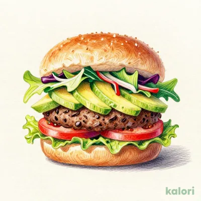 ヴィーガンアボカドバーガー