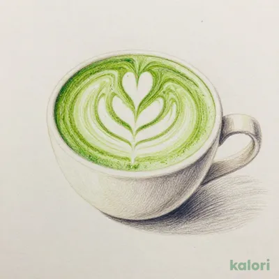 抹茶ラテ Lサイズ