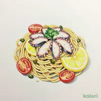 タコと塩レモンのアーリオ・オーリオ