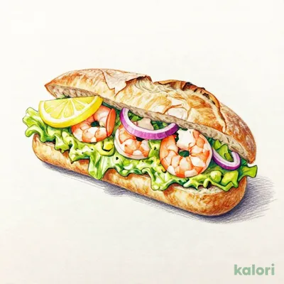 チャバッタサンド 海老＆アボカドディップ