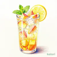 Mango and Peach Soda