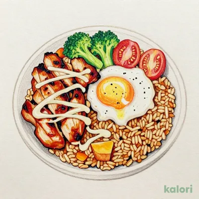 スパイシーチキンのジャンバラヤ