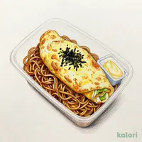 【中国・四国】玉子包み焼き（焼そば&キャベツ）