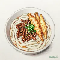 【九州】こだわりだしの肉ごぼう天うどん