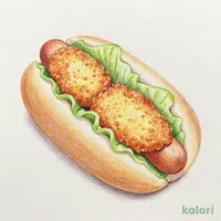 【四国】ホットサンド　はみだしドッグ（白身魚フライ）