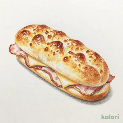 【四国】ホットサンド　焦がしチーズとベーコンのパニーニ
